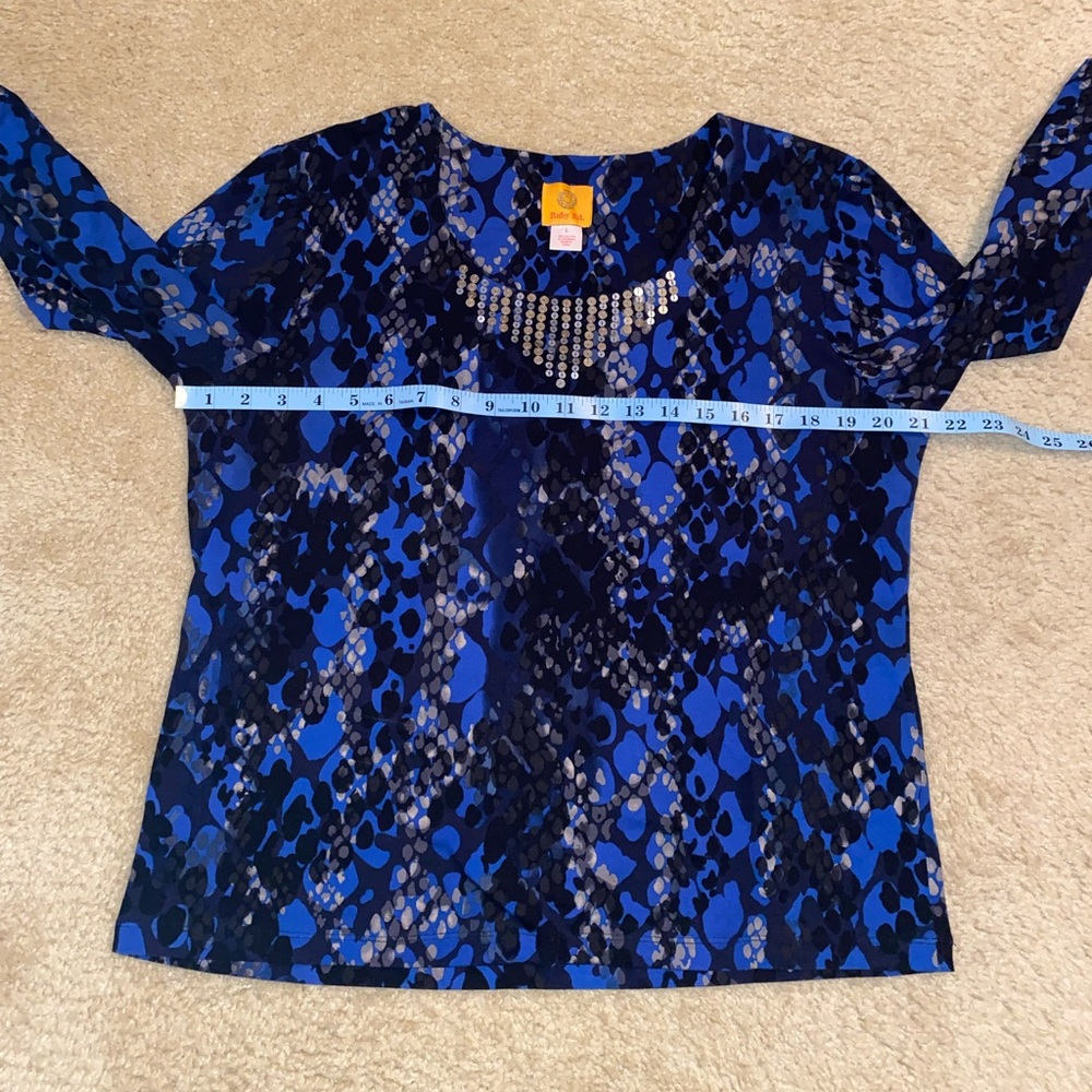 ▪️🔹Ruby Rd Sequin Accent Top🔹▪️ - Picture 10 of 11